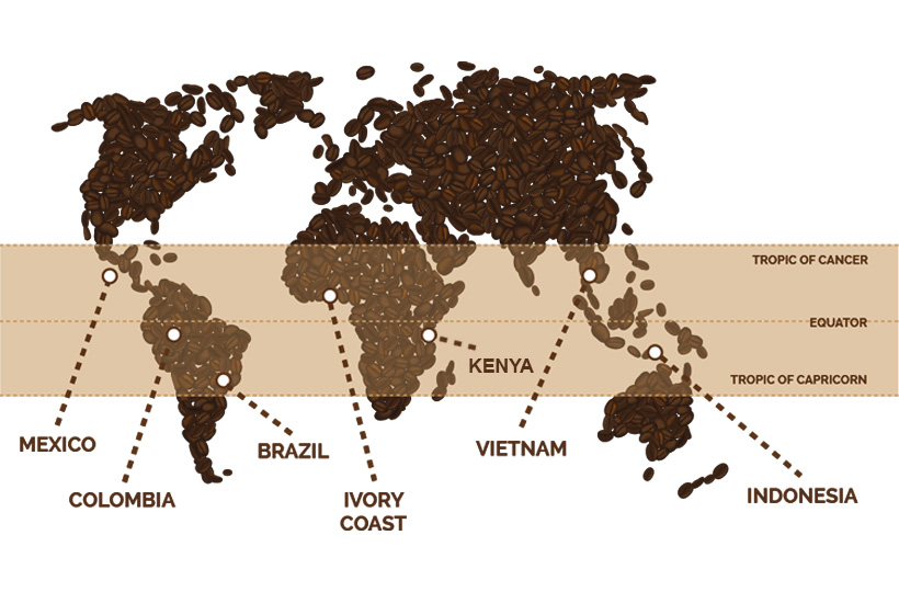 Оттенки вкуса кофе из разных уголков мира