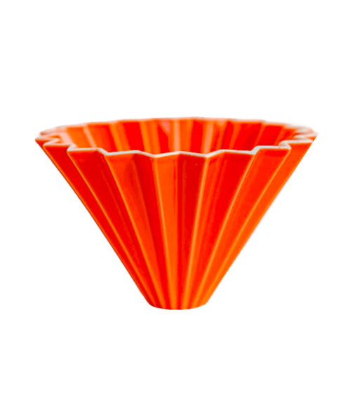 Воронка Origami керамическая оранжевая