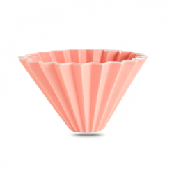 Воронка Origami керамическая розовая, 1-4 чашки