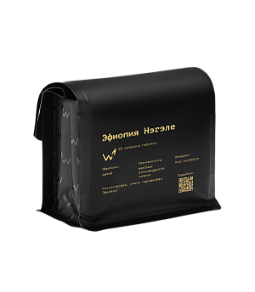 Свежеобжаренный кофе Эфиопия Нэгэле в зернах для кофемашины