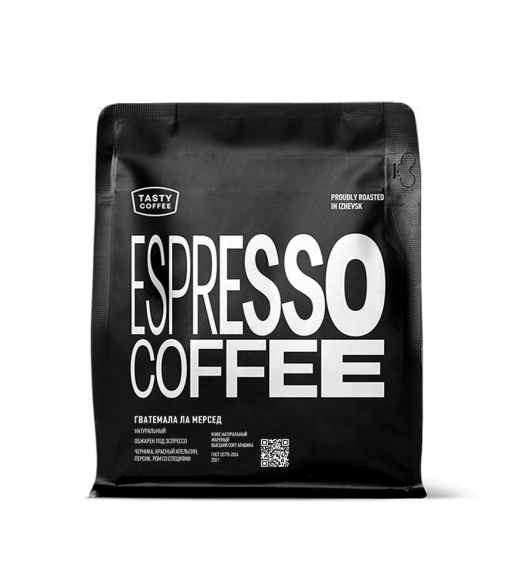 Гватемала Ла Мерсед — сладкий кофе с нотами ягод, фруктов и рома Свежеобжаренный кофе Гватемала Ла Мерсед в зернах для эспрессо