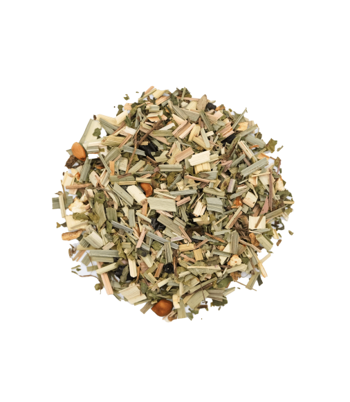 Травяной чай (тизан) Медовый лемонграсс с цедрой апельсина и травами