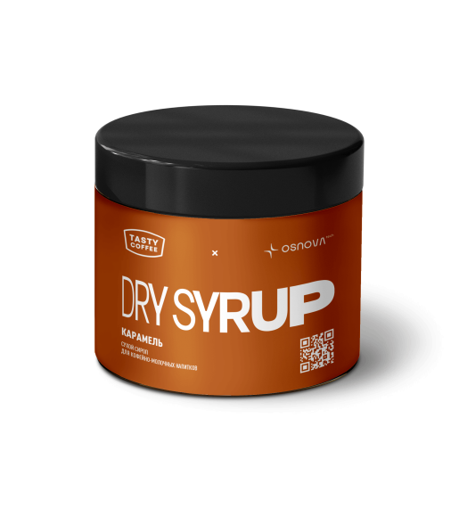 Сухой сироп Карамель банка 300 грамм OSNOVA tech tatte.kz