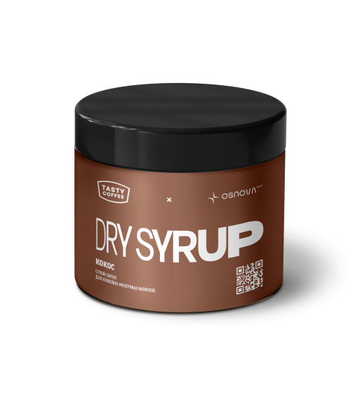 Сухой сироп Кокос в банке 300 грамм OSNOVA tech tatte.kz