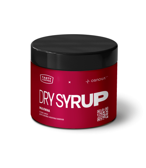 Сухой сироп Малина банка 300 грамм OSNOVA tech tatte.kz