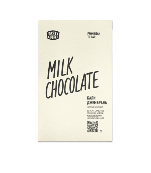 Молочный шоколад Бали Джембрана 50г, 50%
