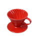 Воронка Hario- Пуровер (керамическая красная)