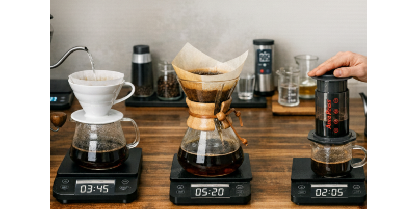 Деликатный пролив: V60, Chemex или AeroPress? Сравнительный тест для домашнего бариста