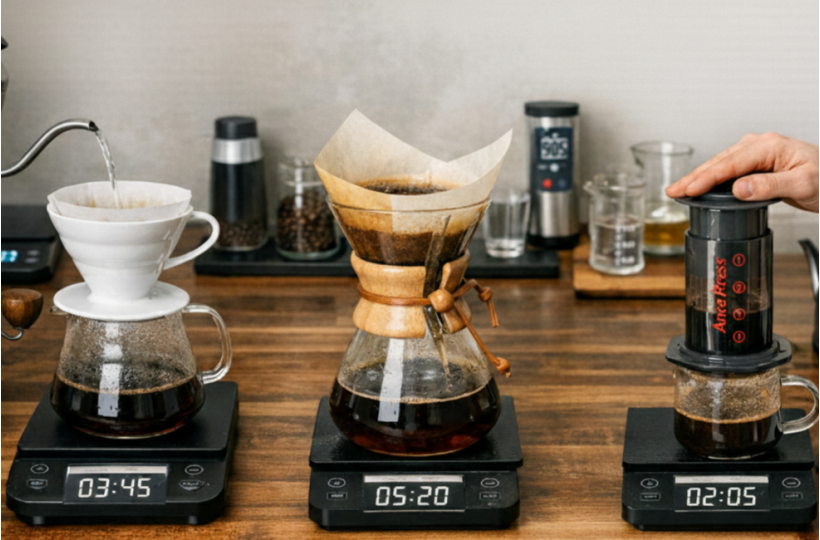 Деликатный пролив: V60, Chemex или AeroPress? Сравнительный тест для домашнего бариста
