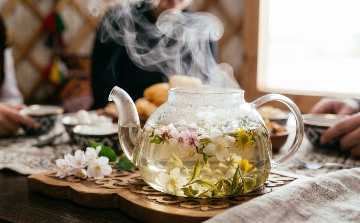 Весенний чай и кофе