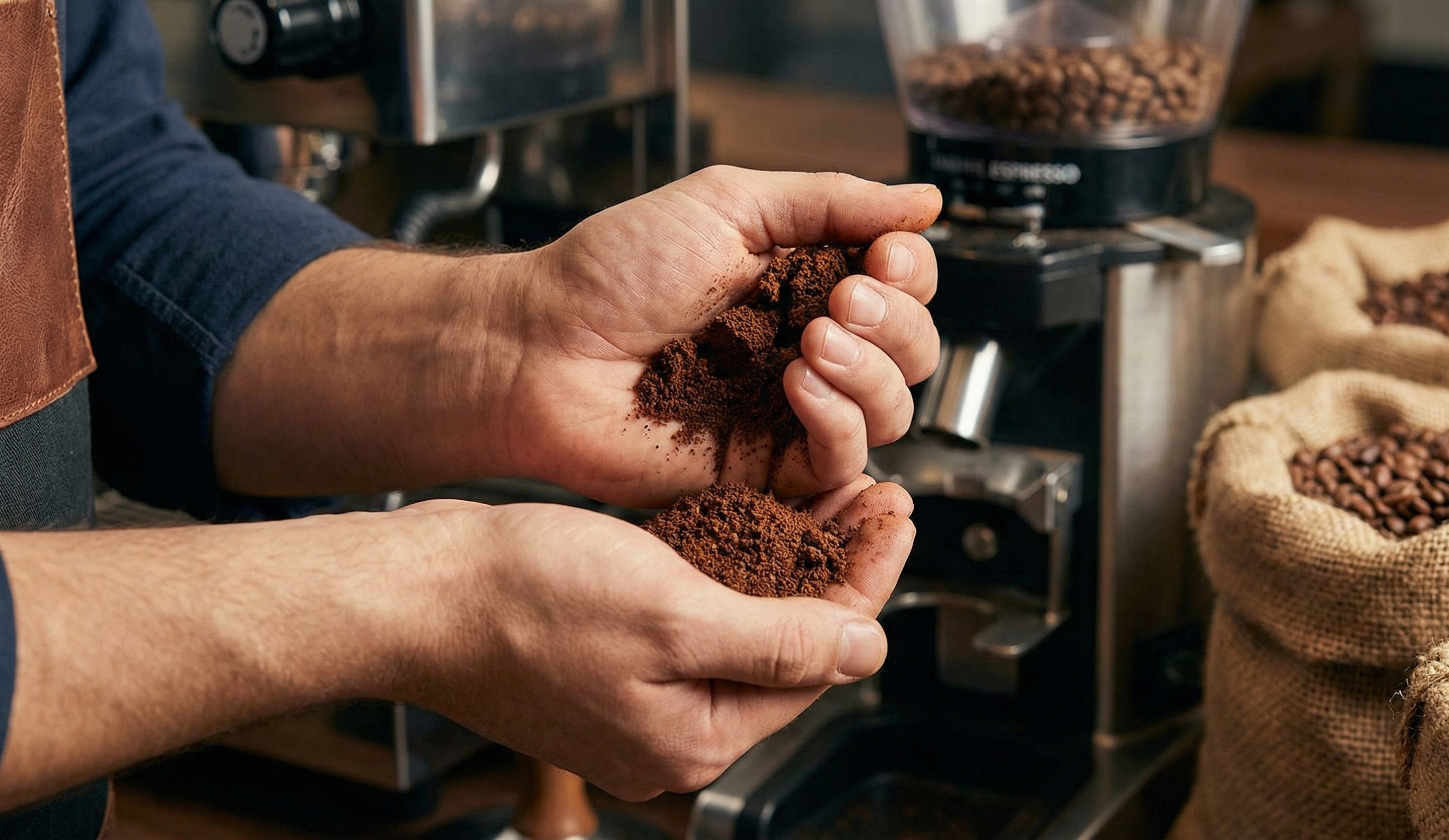 Тактильная проверка помола