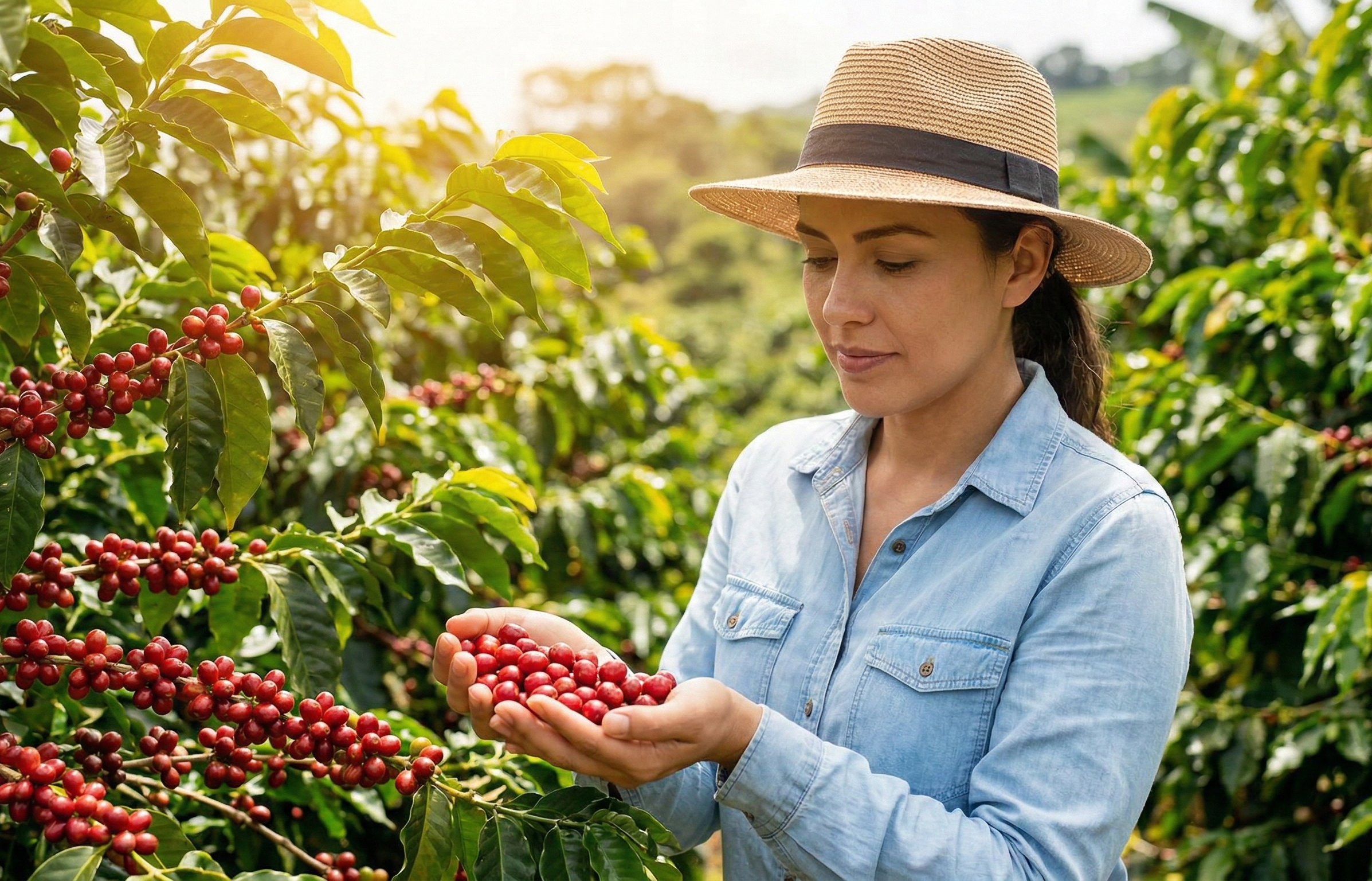 Женщины на кофейных фермах